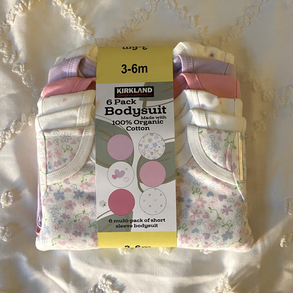 NWT 3-6 months bodysuits girl’s
